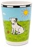 Dog Bamboo Dish Set by Jack Rabbit Creations 5 Piece Kids Tableware Set