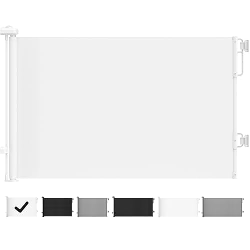 Cumbor Retractable Baby Gate 55 Wide White
