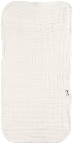 Gerber Baby Unisex Burp Cloths 6-Pack Large 20 x 10 Vanilla