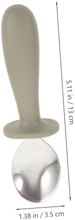 GRIRIW 6Pcs Handle Spoon and Fork Set for Babies