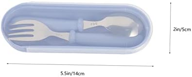 Hohopeti 188 Safe Self Feeding Cutlery Set with Storage