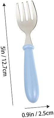 6Pcs Stainless Steel Flatware Set for Baby and Infant Feeding
