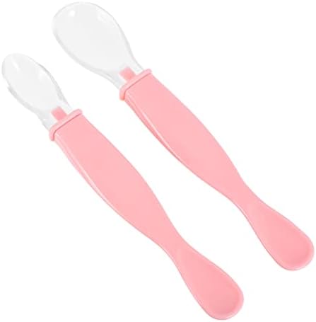 2pcs Soft and Safe Baby Utensils Spoon Set