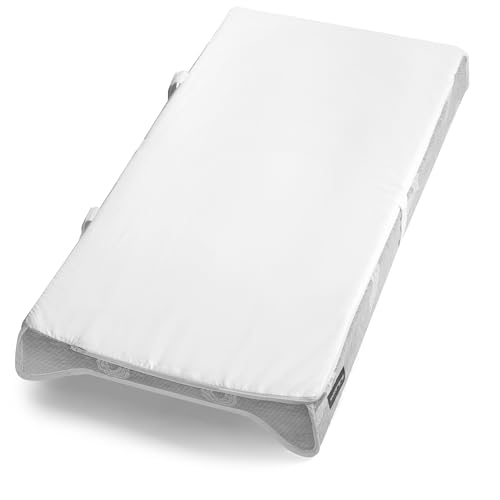 Contoured Baby Changing Pad with Waterproof Covers and Safety Straps