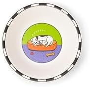 Dog Bamboo Dish Set by Jack Rabbit Creations 5 Piece Kids Tableware Set