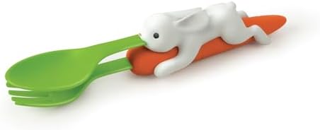 Genuine Fred Snack Rabbit Utensil Set