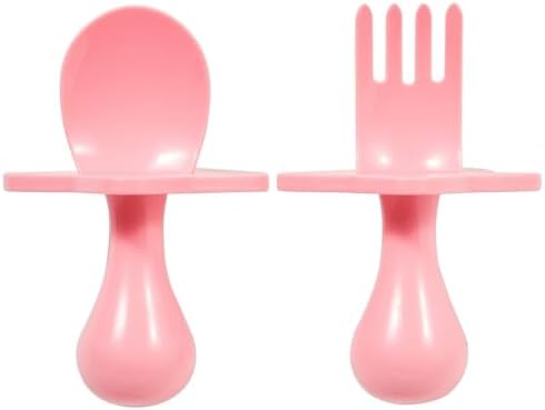 Nooli Baby Fork Toddler Utensils Set - Pink
