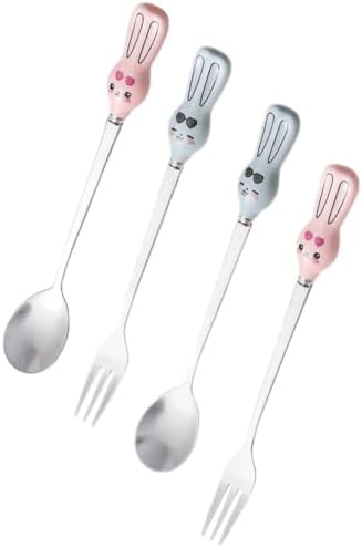 Garneck Cartoon Spoon and Fork Set