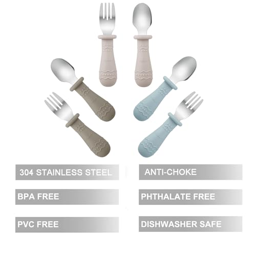 PandaEar Feeding Bibs Utensils Set