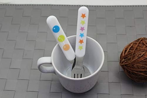 Annova Kids Silverware 6 Piece Set with Dino Star Patterns 1