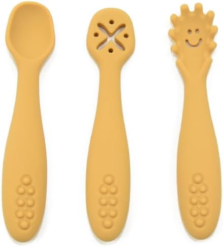 Cuisine Bebe 4-Piece Silicone Feeding Set for 6 Months Up