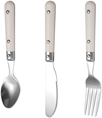 Angoily 1 Set Stainless Steel Cutlery for Self Feeding
