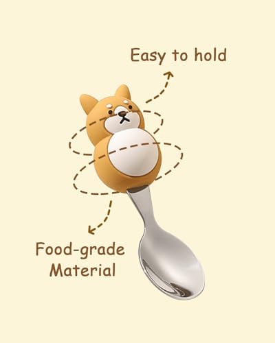 Toddler Fork Spoon Set with Case 12 Months