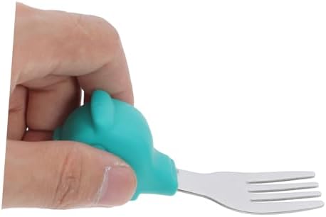 Healeved Silicone Stainless Steel Flatware Set for Kids