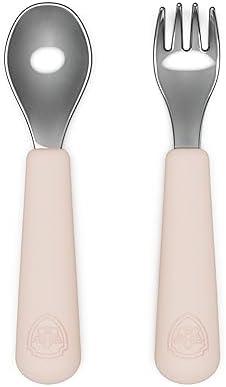 Lalo PAW Patrol Toddler Fork and Spoon Set - 2 Pieces - Skye