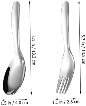 CRILSTYLEO 2PCS Stainless Steel Utensils Set