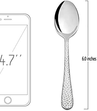 12-Piece Toddler Stainless Steel Spoon Set with Adult Look