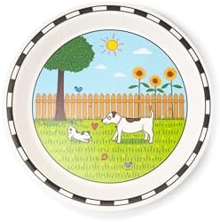 Dog Bamboo Dish Set by Jack Rabbit Creations 5 Piece Kids Tableware Set