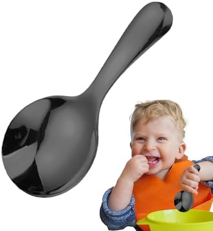 Kids Spoons Set - Safe Vibrant Stainless Steel Flatware for Young Hands