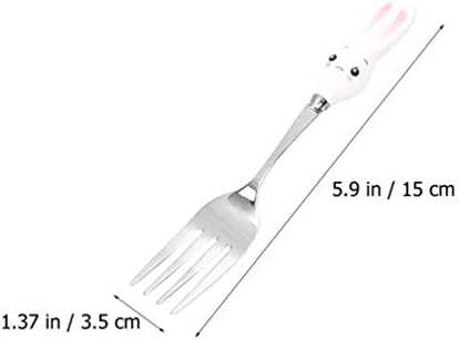 KESYOO 5PCS Kids Flatware Set with Ceramic Handles