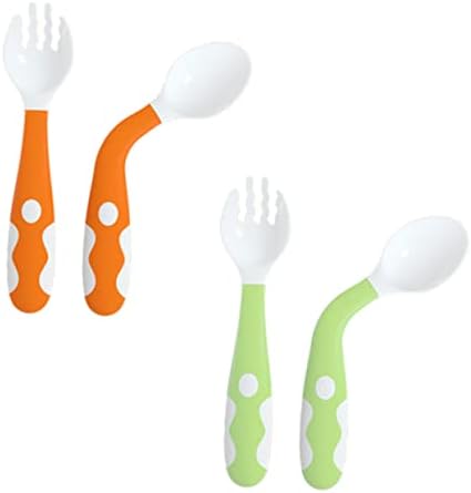 SHOWERORO 4-Piece Bending Fork and Spoon Set