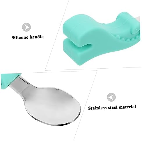 VICASKY Dinosaur Stainless Steel Fork Spoon Set