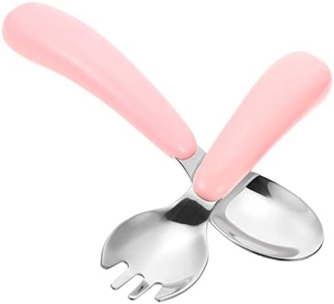 Alipis Baby Fork Spoon Set for Home Use