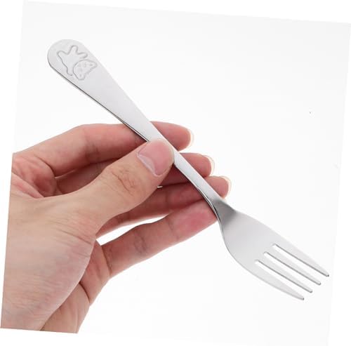 HOMOCONO Bear Handle Flatware Set 5 Forks 5 Teaspoons 1