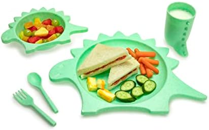melii 5 Piece Dinosaur Cellulose Meal Set