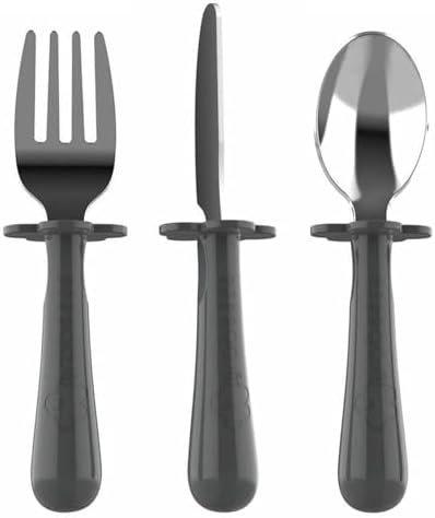 Grabease Toddler Silverware Set for Independent Eating