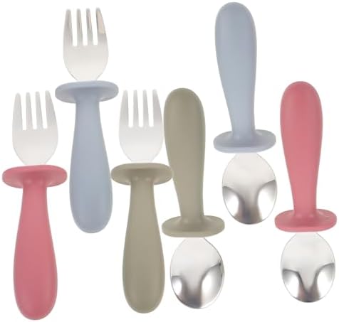 6Pcs 304 Stainless Steel Feeding Utensils Set 1