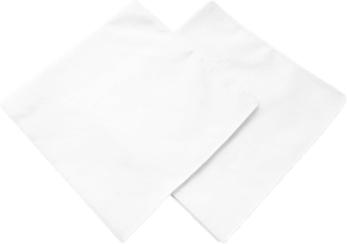 VALICLUD 5pcs White Cotton Burp Cloths for Baby