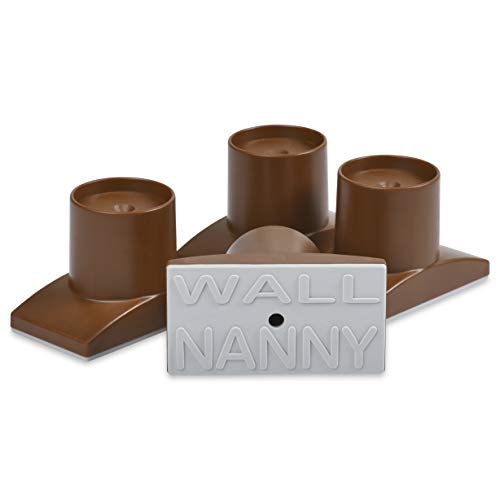 Wall Nanny Extender - 4 Inch Baby Gate Extension Made in USA Brown 1