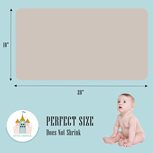 24 Pack Muslin Burp Cloths - Ultra Soft 100 Cotton Brown