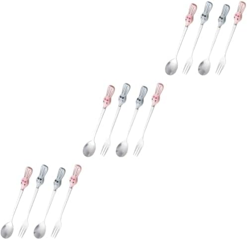 Garneck Cartoon Spoon and Fork Set