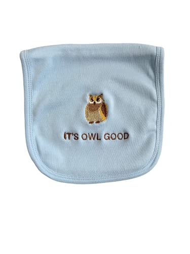 Handmade JA Embroidered Just Ducky Burp Cloth