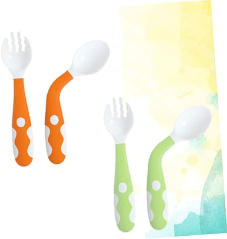 SHOWERORO 4-Piece Bending Fork and Spoon Set