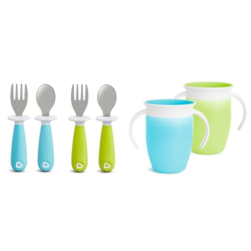 Munchkin Toddler Utensil Set Sippy Cups 4 Pack 2 Pack