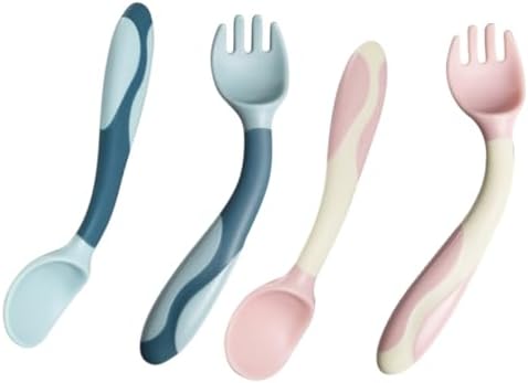 VICASKY 2-Piece Bendable Spoon and Fork Set 1
