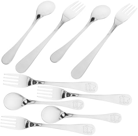 BUGUUYO Bear Forks and Spoons Set Dishwasher Safe