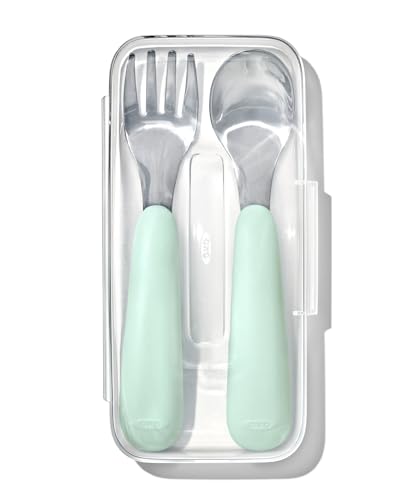 OXO Tot On-The-Go Fork and Spoon Set 1