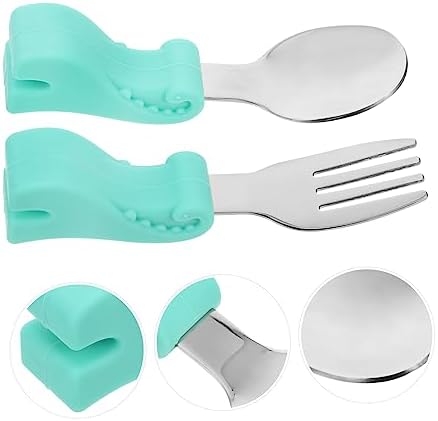 SHOWERORO Dinosaur Fork Spoon Set with Storage Case 1