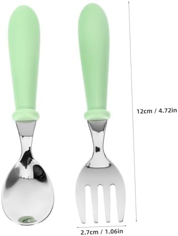 SHOWERORO 4Pcs Durable Feeding Utensils Set