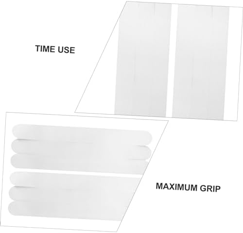 Zerodeko 6pcs Transparent Anti-Slip Bath Treads