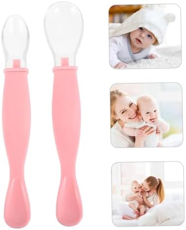 2pcs Soft and Safe Baby Utensils Spoon Set