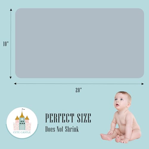 Cute Castle 12 Pack Muslin Burp Cloths - 20x10 Ultra Soft Cotton
