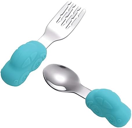 Hohopeti Training Spoon Fork Set for Kids