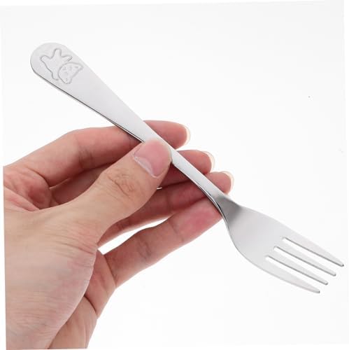 SOESFOUFU Utensil Set 5 Forks 5 Spoons Dishwasher Safe