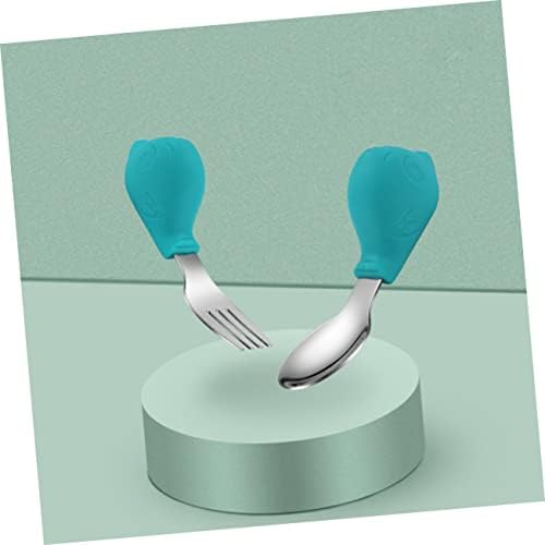 STOBAZA Baby Training Spoon and Fork Set