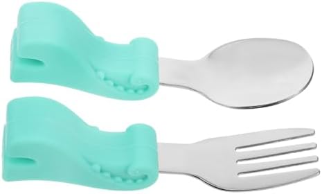 SHOWERORO Dinosaur Fork Spoon Set with Storage Case 1